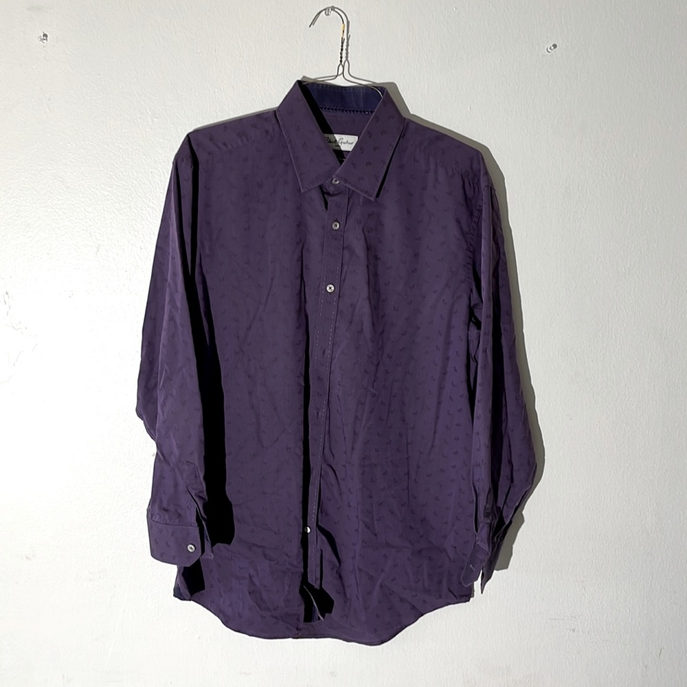 Robert Graham Purple Paisley Dress Shirt